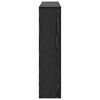 vidaXL Capac pentru radiator Stejar Negru 149 x 20 x 82 cm