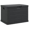 vidaXL Cutie de depozitare pentru grădină Plastic 77,5 x 54,5 x 53 cm
