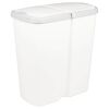 vidaXL Coș de gunoi Alb 48,5 x 28 x 51 cm PP