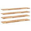 vidaXL Rafturi suspendate 4 buc. 140x30x2cm lemn masiv acacia netratat