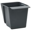 vidaXL Cutii de flori pentru paleți Euro 12 pcs Gri 13,5 x 9 x 9,5 cm
