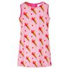 vidaXL Rochie pentru copii roz aprins, 104