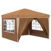 vidaXL Cort de Petrecere Pop-up Bej 288 x 288 x 245 cm Material Oxford