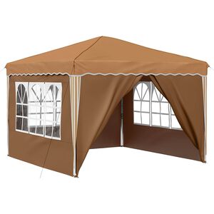 vidaXL Cort de Petrecere Pop-up Bej 288 x 288 x 245 cm Material Oxford