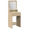 vidaXL Masă de Machiaj Stejar Sonoma 50 x 41 x 135 cm Lemn prelucrat