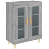 vidaXL Dulap, gri sonoma, 69,5x34x90 cm, lemn compozit