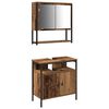 vidaXL Set de mobilier pentru baie 2 buc. Maro 60 x 30 x 60 cm