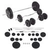 vidaXL Set de haltere și gantere 90 kg