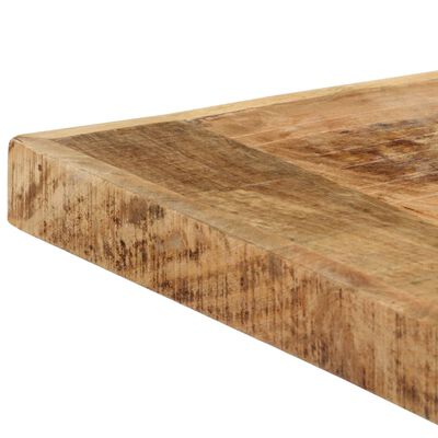 vidaXL Masă de bucătărie, 140x70x75 cm, lemn masiv de mango brut