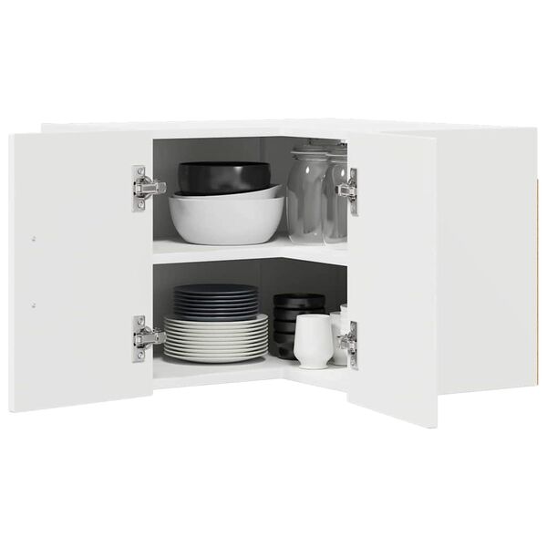 vidaXL Dulap de bucătărie Kalmar Alb 57 x 57 x 40 cm Lemn compozit