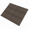 vidaXL Plăci pentru Deck 6 pcs Maro &icirc;nchis 60 x 30 cm Lemn compozit