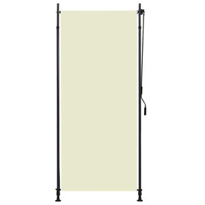 vidaXL Jaluzea tip rulou de exterior, crem, 100 x 270 cm