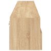 vidaXL Dulapuri TV de perete 2 buc. stejar sonoma 100x30x30 cm lemn