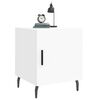 vidaXL Noptieră, alb, 40x40x50 cm, lemn compozit