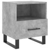 vidaXL Noptieră, gri beton, 40x35x47,5 cm, lemn compozit