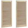vidaXL Ușă de Dulap cu ușă 2 buc. natural 49,5 x 2,1 x 110 cm
