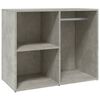vidaXL Dulap de dressing, gri beton, 80x40x65 cm, lemn compozit