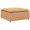 vidaXL Modul taburet modular pentru canapea, bej, 100x100x48 cm