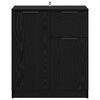 vidaXL Bufet cu sertar Stejar Negru 60 x 30 x 70 cm Lemn compozit