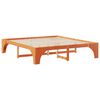 vidaXL Cadru de pat Maro 180 x 200 cm Lemn de pin masiv