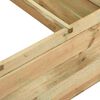 vidaXL Strat înălțat legume grădină, 120x120x40 cm, lemn de pin tratat