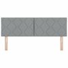 vidaXL Tăblie cap cu headboard Gri deschis 144 cm Piele artificială