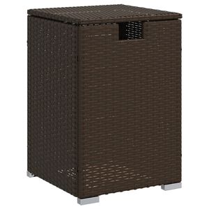 vidaXL Masă mască acoperire rezervor propan maro 40x40x60 cm poliratan