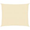 vidaXL P&acirc;nză parasolar, crem, 2,5 x 3 m, HDPE, 160 g/m&sup2;