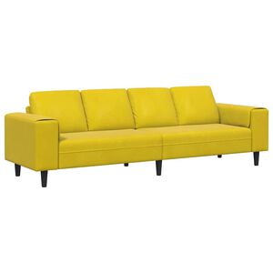 vidaXL Canapea pentru living Galben 250 x 77 x 76 cm