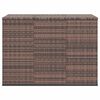vidaXL Ladă grădină pentru perne, maro, 145x100x103 cm, ratan PE