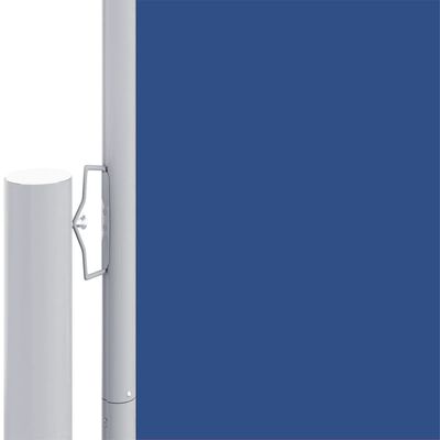 vidaXL Copertina laterală retractabilă, albastru, 160x1000 cm