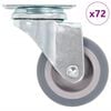 vidaXL Roți pivotante, 72 buc., 50 mm