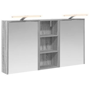 vidaXL Set dulap baie pentru 3 pcs 116 x 16 x 62,5 cm Lemn compozit