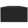 vidaXL Suport monitor, negru, 100x24x13 cm, lemn prelucrat