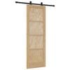 vidaXL Ușă glisantă ORKDAL natural 73,5 x 211 cm Lemn masiv de pin