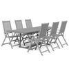 vidaXL Set mobilier de grădină, 7 piese, lemn masiv de acacia
