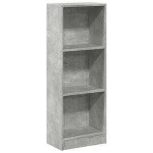 vidaXL Bibliotecă, gri beton, 40x24x109 cm, lemn prelucrat