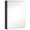 vidaXL Dulap de baie cu oglindă și LED-uri, 50x13x70 cm