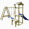 vidaXL Set de joacă de exterior, 286x228x218 cm, lemn de pin impregnat