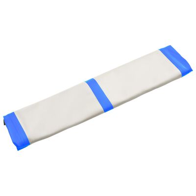 vidaXL Saltea gimnastică gonflabilă cu pompă albastru 200x200x20cm PVC