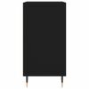 vidaXL Servantă, negru, 57x35x70 cm, lemn compozit