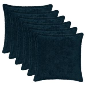 vidaXL Husă pentru pernă 6 buc. HOUTEN Albastru marin 30 x 30 cm