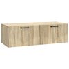 vidaXL Oglindă TV montată pe perete Stejar Sonoma 98 x 41 x 30 cm