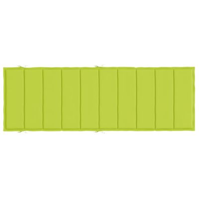 vidaXL Pernă de șezlong, verde aprins, 186x58x3 cm, textil oxford
