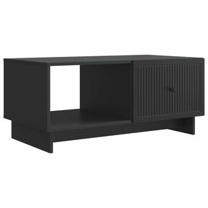 vidaXL Masă de cafea Negru 90 x 50 x 40 cm Lemn prelucrat