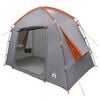 vidaXL Tent Cabină Gri și Portocalie 210 x 210 x 138 cm Poliester