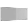 vidaXL Panou de bucătărie Gri deschis 100 x 40 cm sticlă securizată