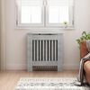 vidaXL Capac pentru radiator Gri din beton 78 x 19 x 81,5 cm