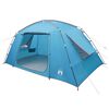 vidaXL Tent Cabină 6 persoană albastru Poliester
