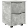 vidaXL Noptieră Gri din beton 30,5 x 30 x 43 cm Lemn prelucrat